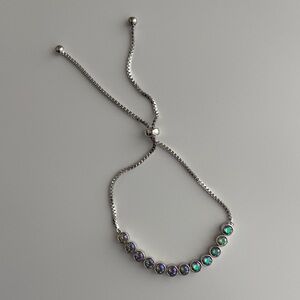 Adjustable Cool Tone Bracelet